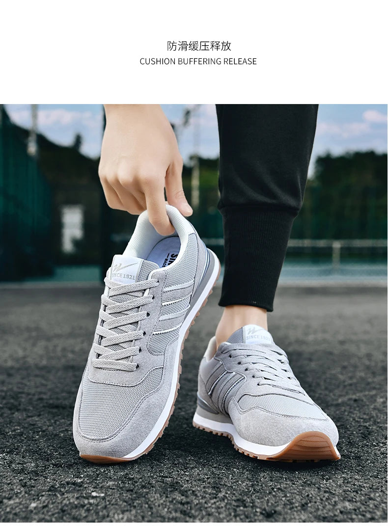 Double Star Men's Retro Running Shoes 2026 April May Breathable Mesh Casual Sneakers VintageClassicLightweightWalkingShoesforMen