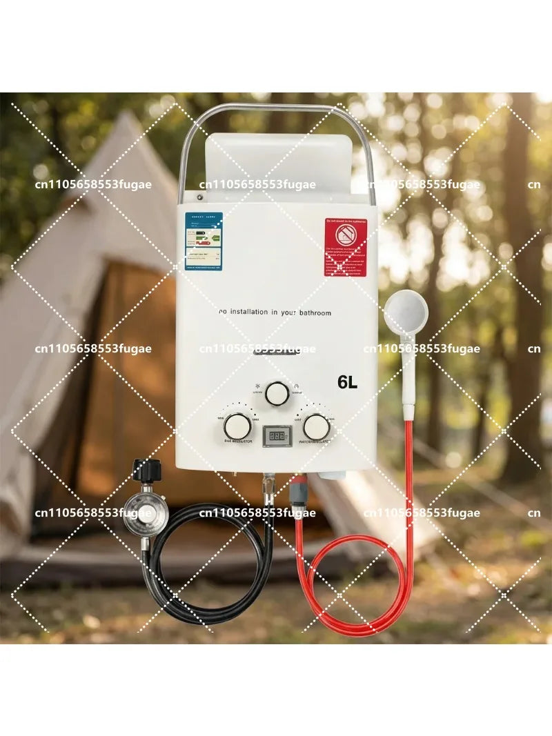 New Portable Gas Water Heater for RV Outdoor Camping Handheld Instant Hot Water Device