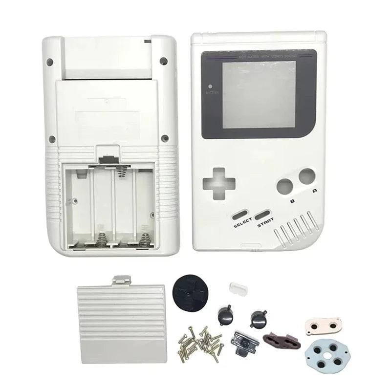 For Gameboy Classic GB DMG Shell Replacement Kit High Quality Console Housing With Buttons Conductive Pads Screws Accessories