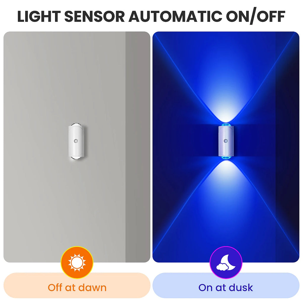 Rechargeable LED Night Lights with Motion Sensor Wall Lights, RGB Gradient Ambient Light, Dimmable Indoor Lamps, Magnetic Step L