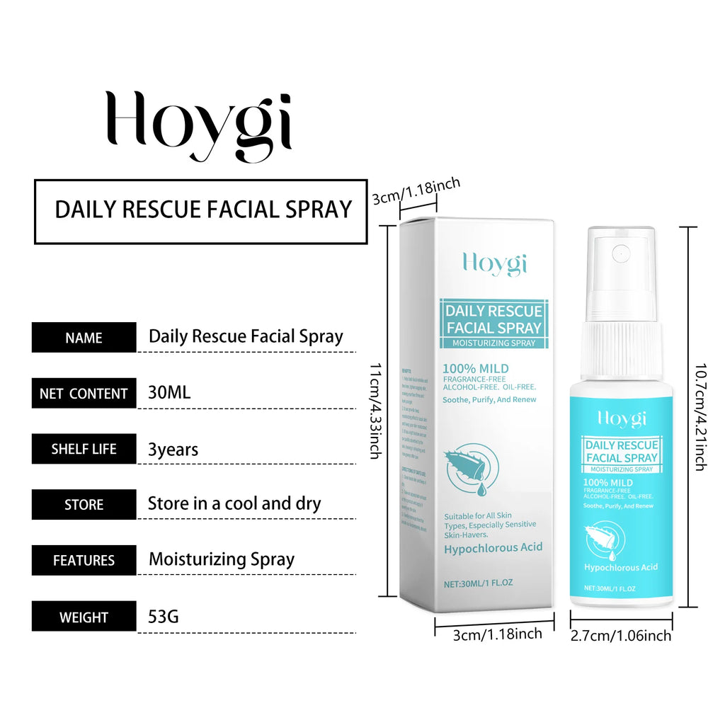 Hyaluronic Acid Face Mist Moisturize Anti-Aging Natural Ingredients Reduce Redness Calming Soothing Hydrating Facial Spray Toner