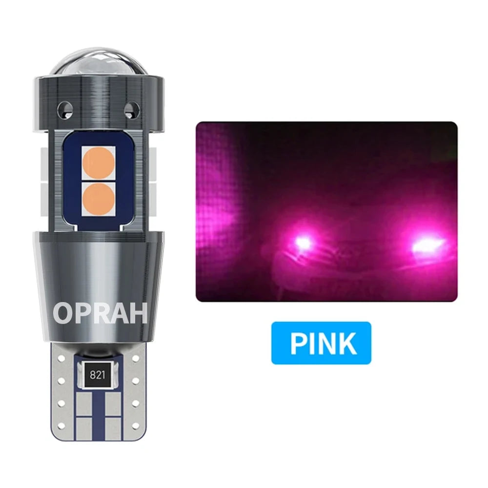 2pcs High Quality T10 LED W5W Car Interior Lights CANBUS No Error 3030 SMD Super Bright Side Marker Parking Lamps Auto Bulb 12V