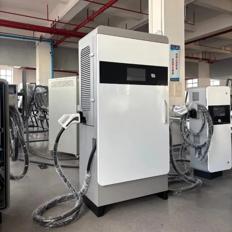 120kw 160kw High-Power EV Charging Station 250A Phase 3 Car Charger with 5m Cable Floor-Mounted for Electric Car