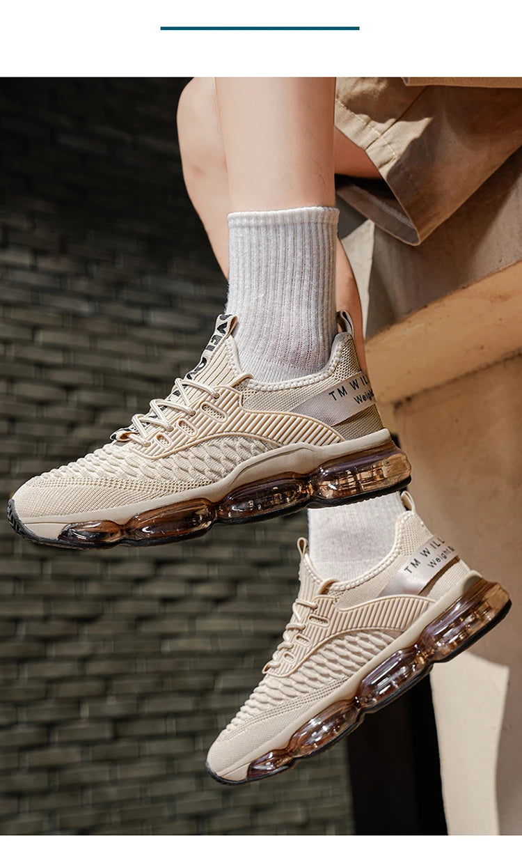 Men's Casual Sneakers Breathable Luxury Trainer Race Shoes Fashion Loafers Running Shoes for Male