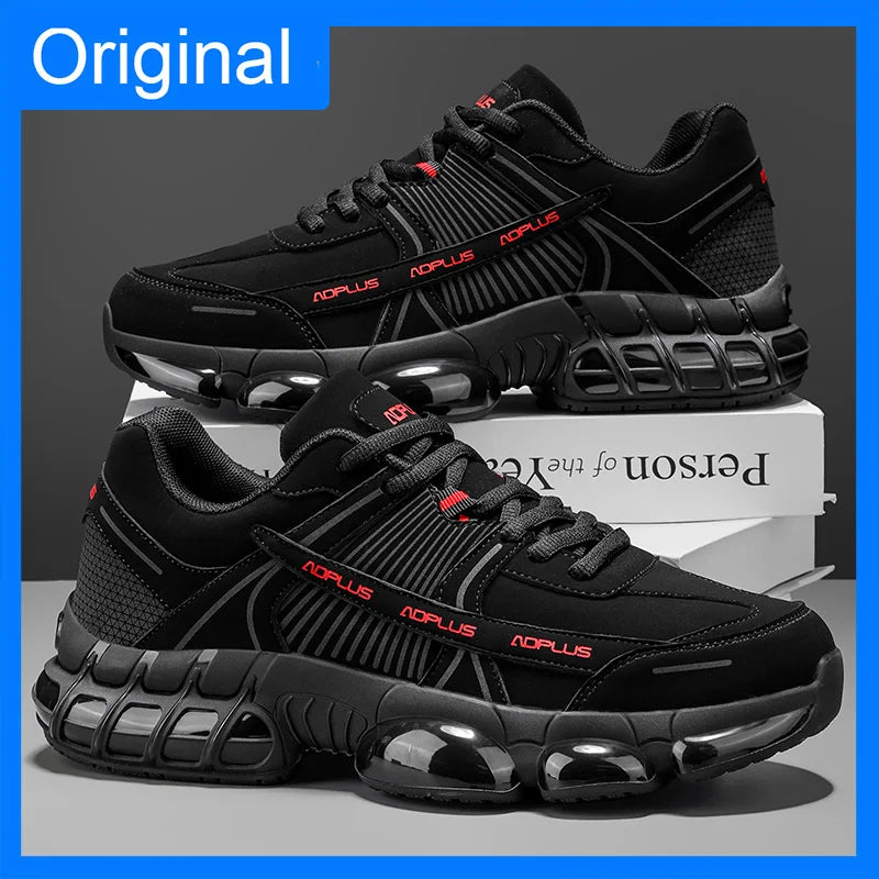 Men Sports Shoes Light Anti Slip Rebound Flat Bottom Outdoor Walking Leisure Shoes Autumn Fashion Versatile Running Shoes