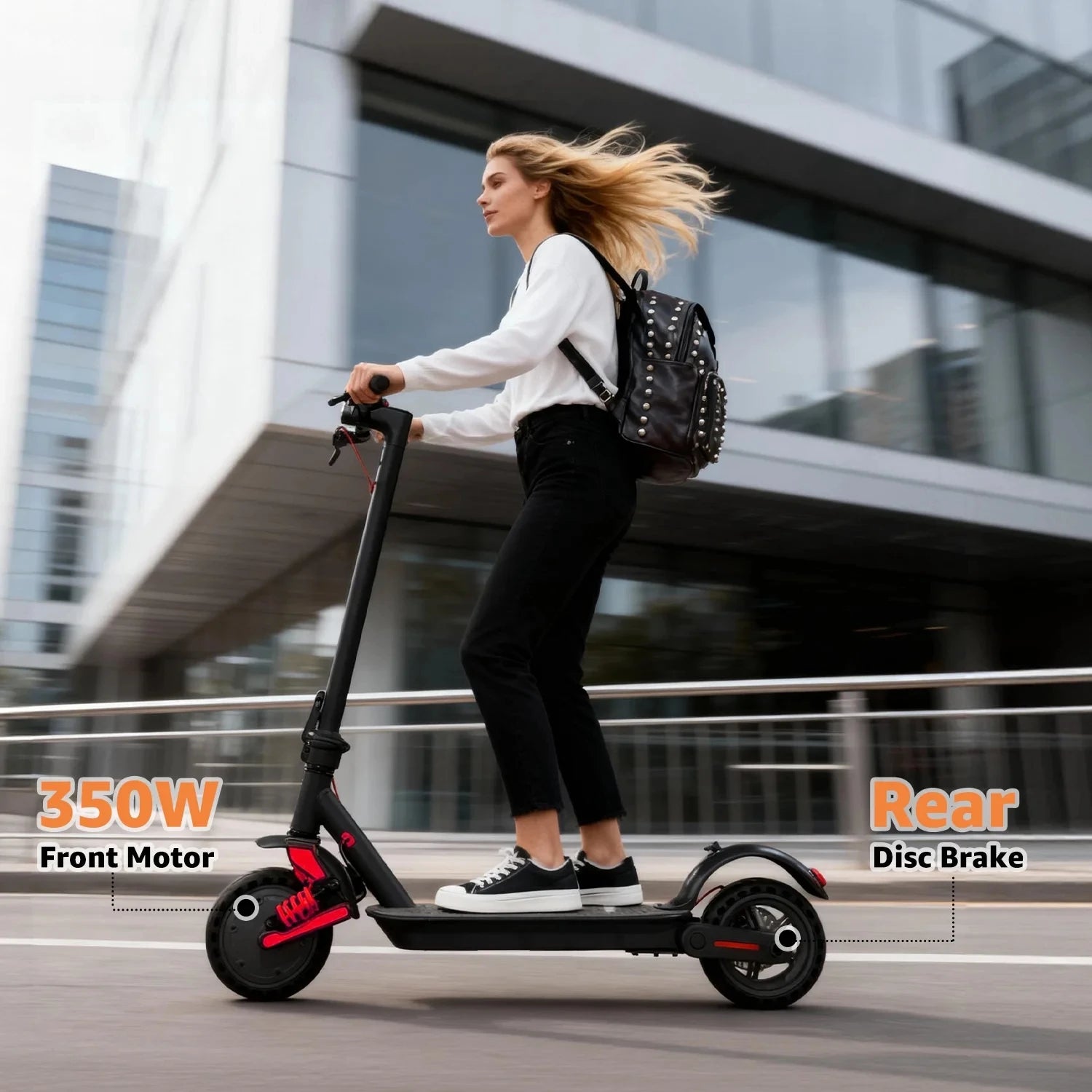 Foldable Smart Electric Scooter for Commuting 36V 500W Motor Escooter 25 Miles Long Range Smart Adult Electric Scooter for APP