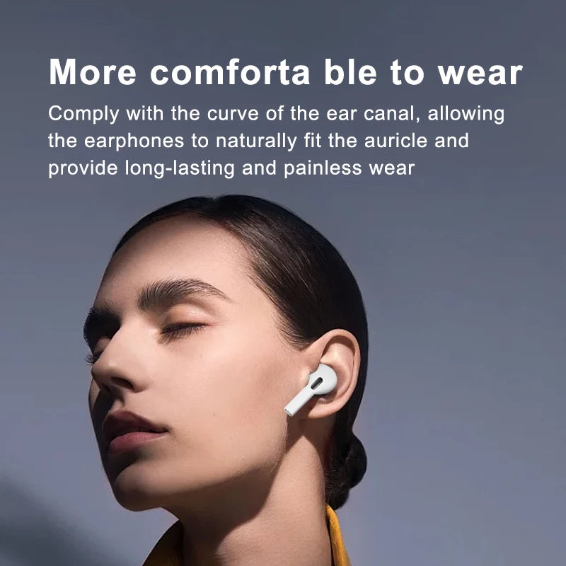 TWS Wireless Bluetooth In Ear Earphones HiFi Stereo Gaming Earphones Noise Cancelling Earbuds with Mic Wireless Headphones