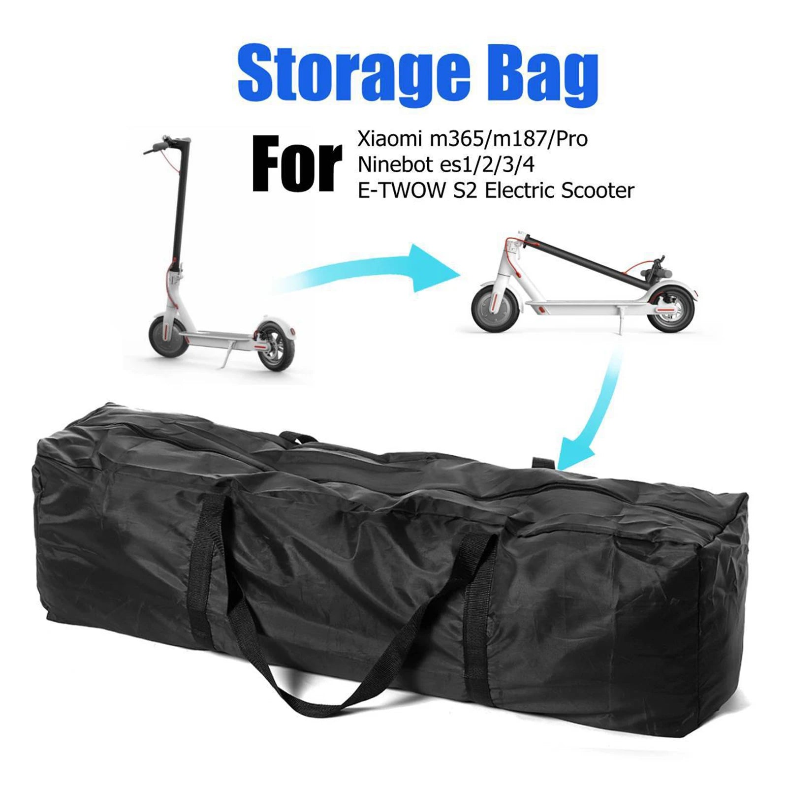 Electric Scooter Bag Waterproof Foldable Scooter Carry Bag Portable E-Scooter Handbag Shoulder Bag For M365 Scooter Accessories