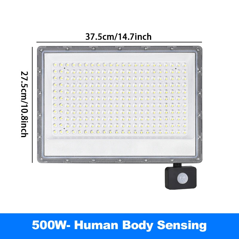 Outdoor LED Flood Light 500W 300W 200W 220V Motion Sensor Waterproof  Spotlight Garden Lighting Landscape Floodlight Street Lamp