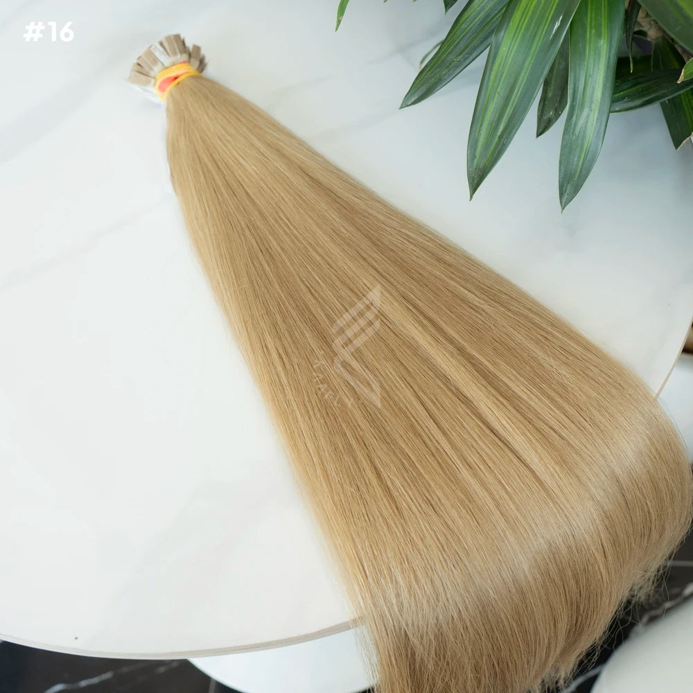 Long European Virgin Hair Extensions 16 for Ladies High Quality Customizable Color Fast Delivery Worldwide Dyed