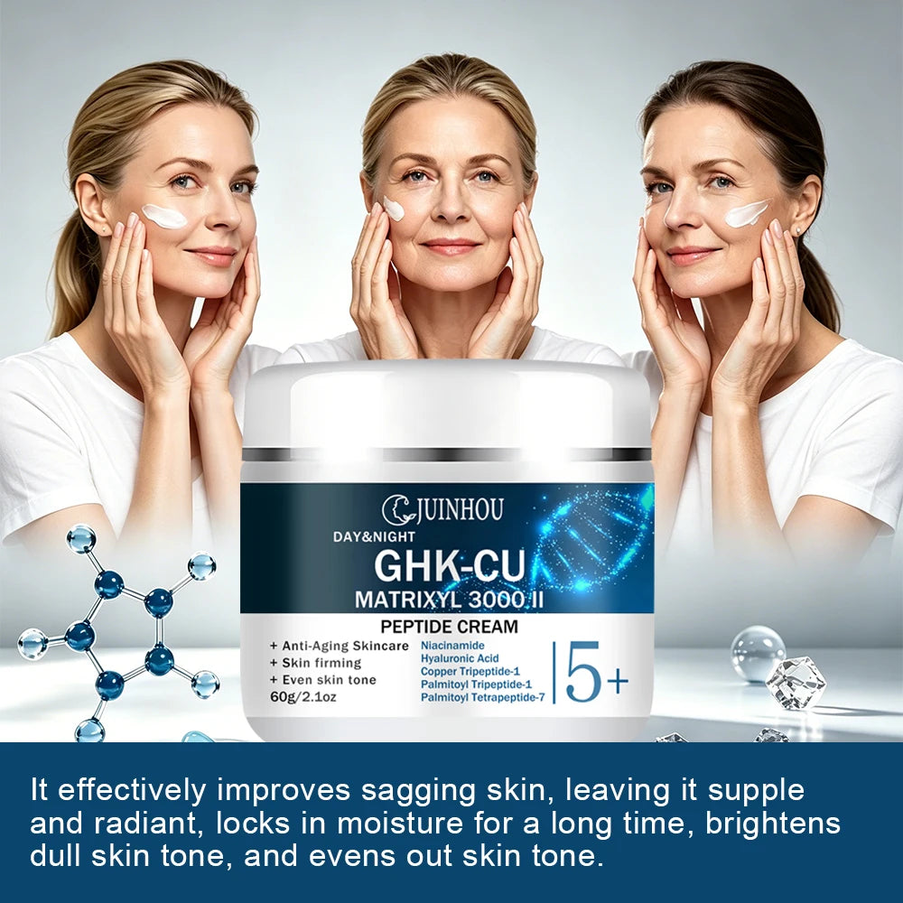 JUINHOU Copper Tripeptide & Matrixyl 3000 II Deep Hydration Face Cream Skin Barrier Repair Brighten Skin Cream Moisturizing Skin