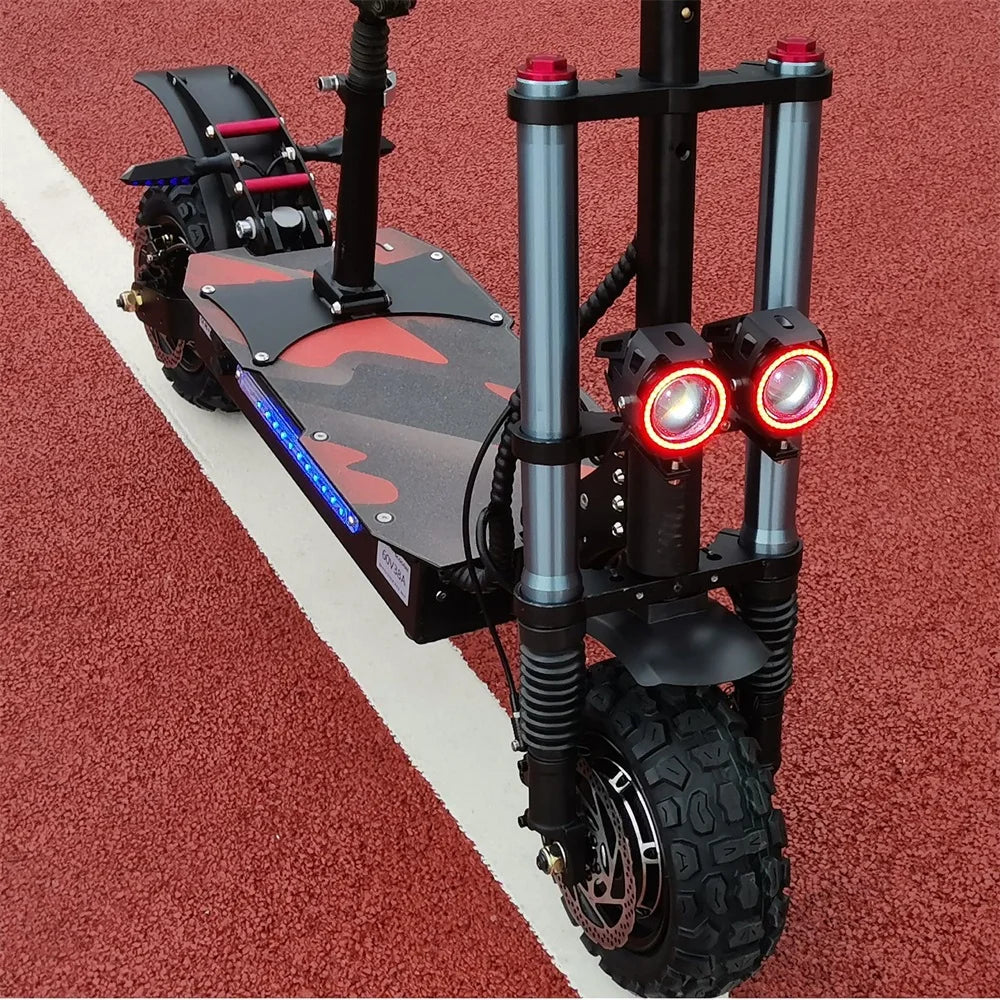 Updated S3-11 100-120KM Range Foldable Electric Scooters Adult 6000w 40AH dualtron elektroroller 11 inch Offroad Tire e scooter