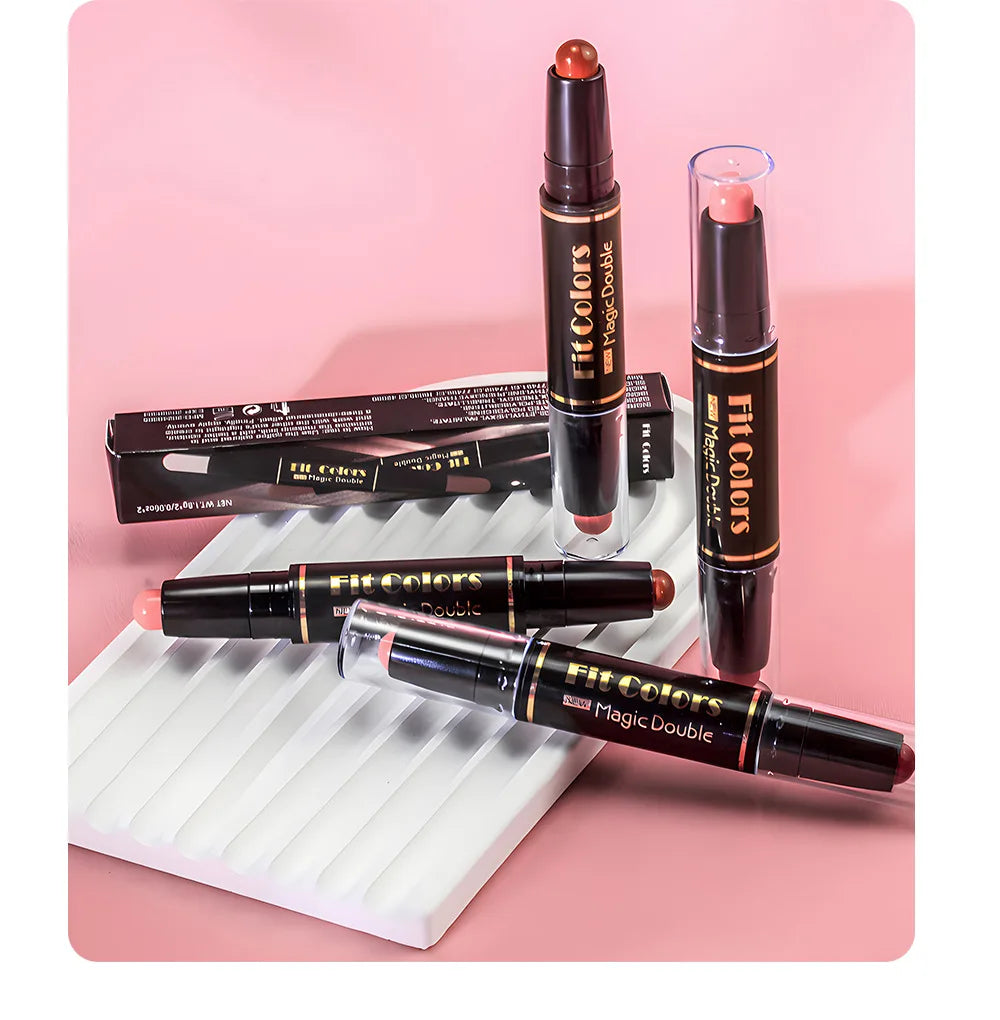 Double Head Highlight Pen Face Make Up Liquid Waterproof Contouring Foundation Contour Makeup Concealer Stick Pencil Cosmetics