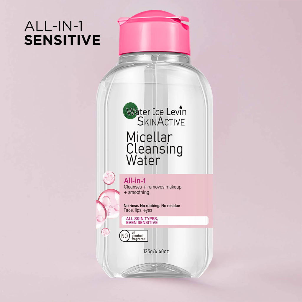 100G Clean Water, Alcohol Free essence, Mild Makeup Remover, Sensitive Skin, Face, Eyes, Lips, Deep Cleaning Facial Cleanser