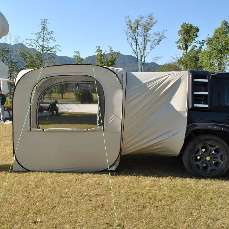 Car Tent trailer Tent, Car Tailgate Tent,Pop Up Car Rear Tent, SUV Tents Car Tents for Campers Multipurpose Truck Tent
