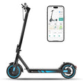 HiQiS V10 E-scooter 500W Motor 36V 10.5Ah 25 MPH Speed 22 Mile Range Foldable E-scooter 10 Inch Air Tire Electric Scooter