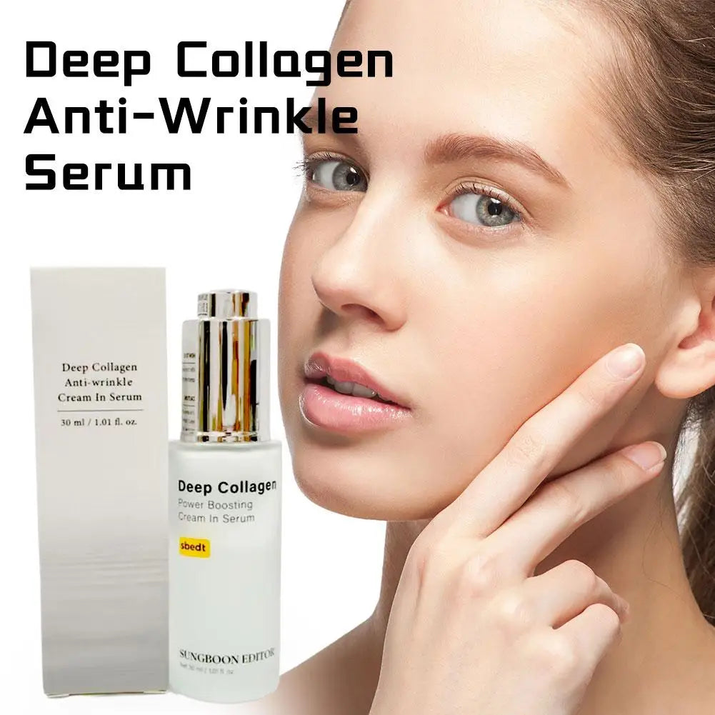 Korean Sbect Skin Care Set Deep Collagen PDRN Ampoule Copper Peptides Vitamin Serum Hydrating Moisturizing Fine Lines Skin Care