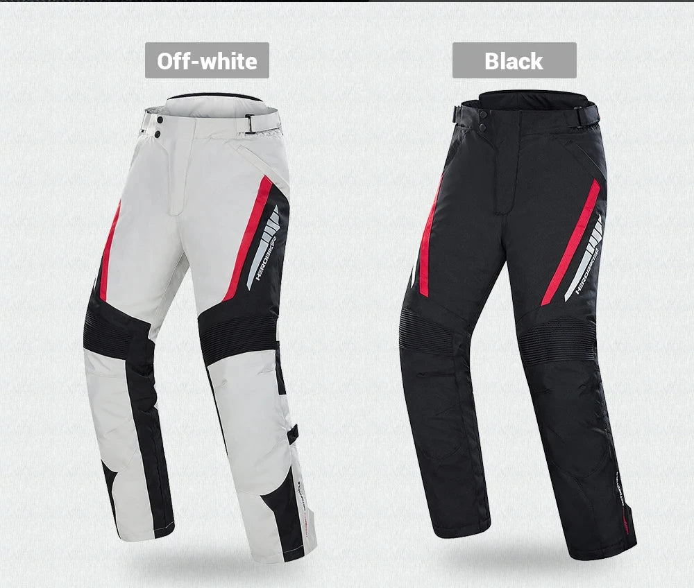 Men Motorcycle Jacket Waterproof Four Season Motorbike Overcoat Pants Reflective Riding Jackets Windproof Suits Removable Lining