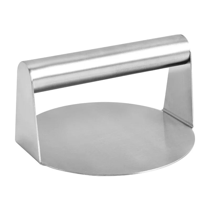 Hamburger Press Stainless Steel Smash Burger Press Patties Meat Masher Circular Meat Press Mold for Deli Meats Kitchen Gadgets