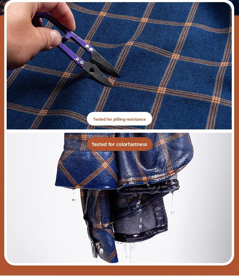 Men's Travel Casual Winter Double-Sided Fleece Warm Thickened Fleece Plaid Work Shirt Plus Size Extra Large Clothes Shirts