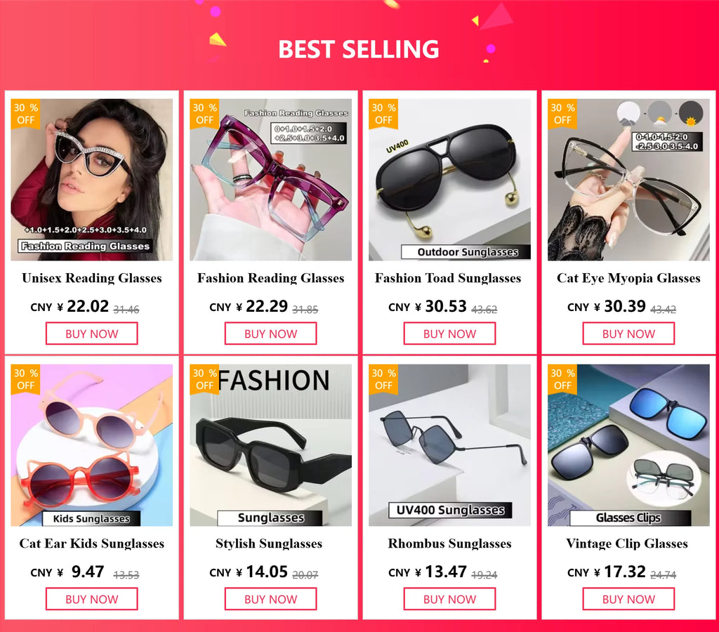 New HD Ultra Light Small Arrowhead Fashion Sunglasses UV400 Retro UV Protection Driving Street Shooting Riding Shades Eyeglasses