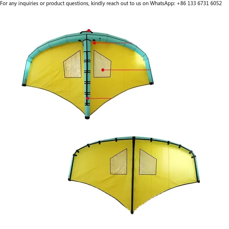 Inflatable SUP Wing Surf Board Portable Stand Up Paddle Surfboard Outdoor Lake Sea Beach Wing Surfing Water Sports Equipment