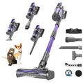Yanhama 650W 75000PA Powerful Cordless Vacuum Cleaner, Handheld Self-Standing Vacuum 70 Mins Runtime for Floor Carpet Pet Hair