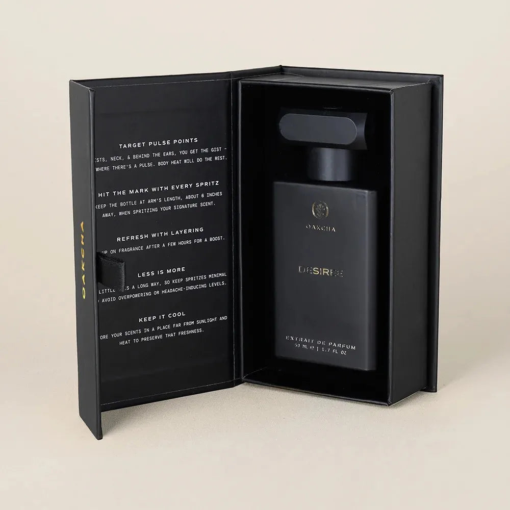 OAKCHA Desiree Extrait De Parfum 50ml 1.7oz Long-Lasting Lavender Orange Accented Perfume Ideal Christmas & Valentine's Day Gift for Family And Friends