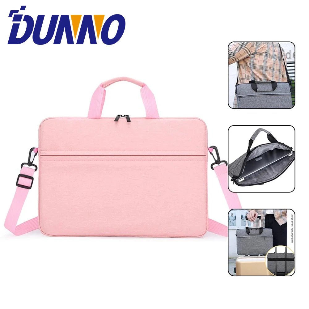 Laptop Bags Carrying Case for 13-15 inch Laptop and Tablet Shoulder Strap Durable Water-Repellent Fabric Business Casual School