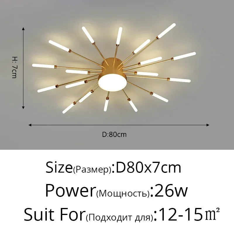 Nordic Minimalist Round LED Ceiling Chandelier Lamps Living Gold Pendant Light Bedroom LED Hanging Lamps Kitchen Home Decoration