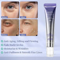 New Anti Wrinkle Anti Dark Circle Eye Cream Roller Massager Moisturizing Eye Bags Anti Aging Hyaluronic Acid Eye Skin Care
