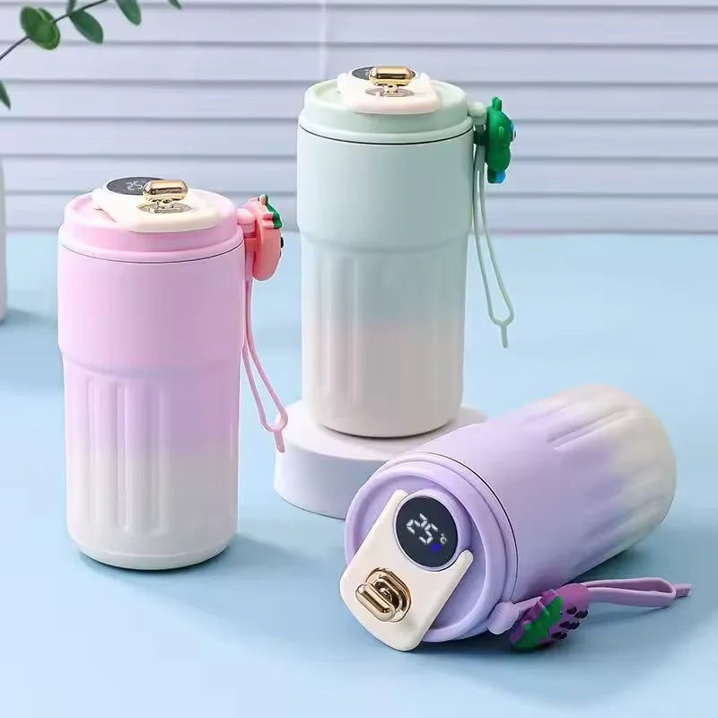 Smart Thermos Cup Bottle Water Digital LED Temperature Coffee Cup Stainless Steel Vacuum Cup Office Cup Business Drinking Mug