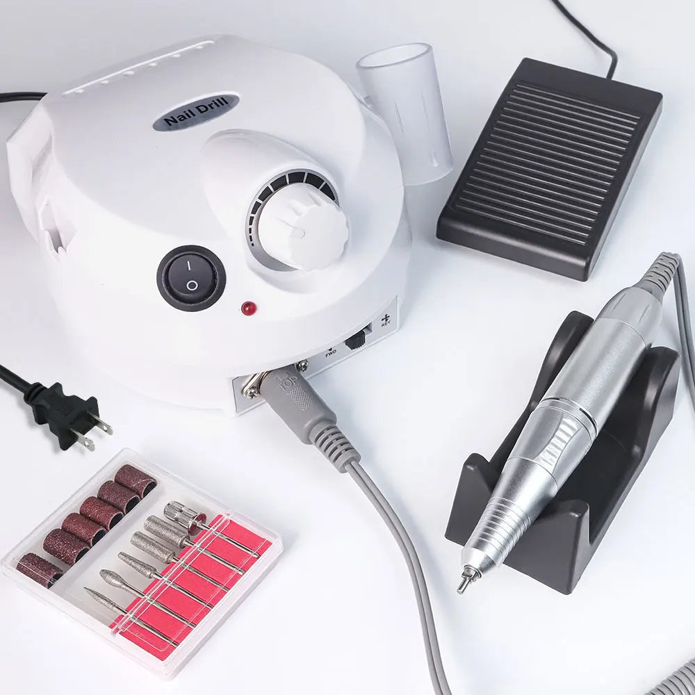 35000/20000 RPM Electric Nail Drill Machine Mill Cutter Sets for Manicure Nail Tips Manicure Electric Nails Pedicure File Tools
