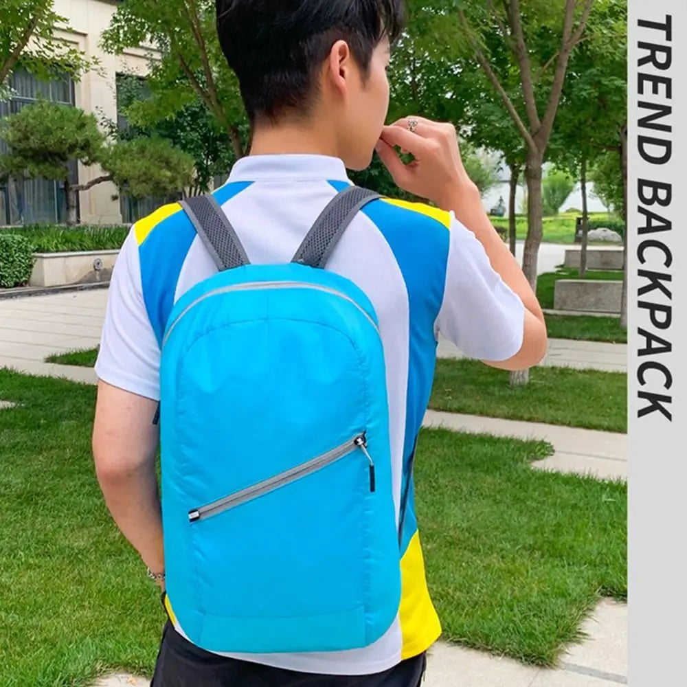 Ultralight Portable Camping Hiking Waterproof Travel Women Mini Travel Backpack Foldable Men Backpack Lightweight Nylon Bag