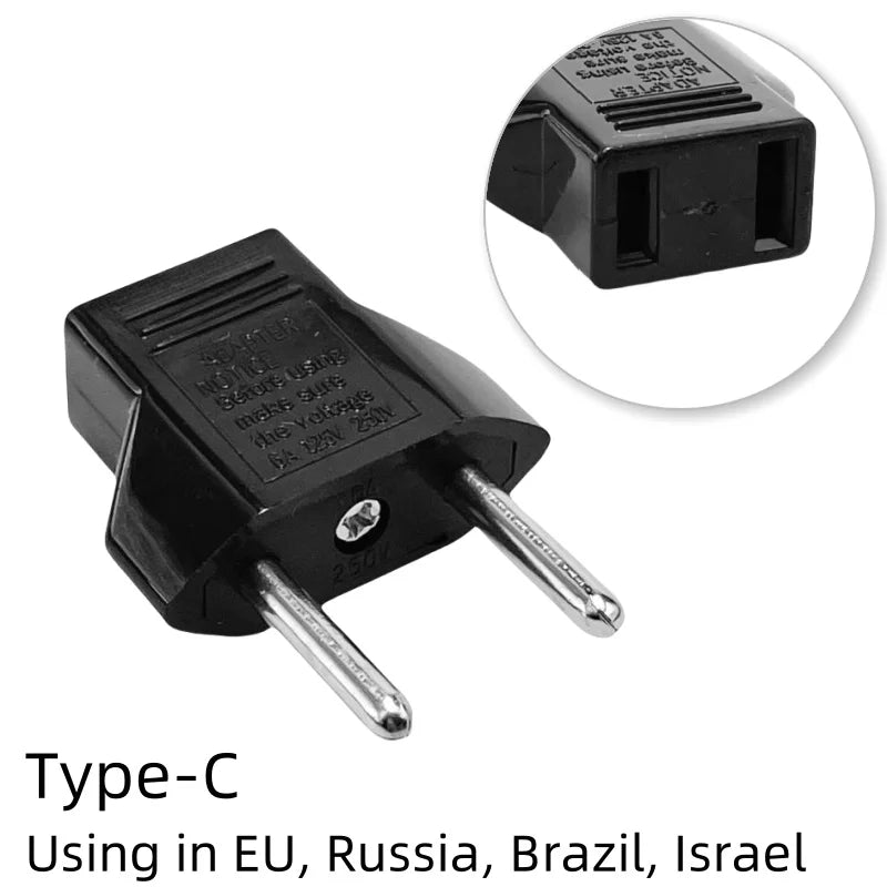 US Travel Electrical Socket EU To US Power Adapter American European Australia US AU EU Euro AC Plug Converter Outlet Socket