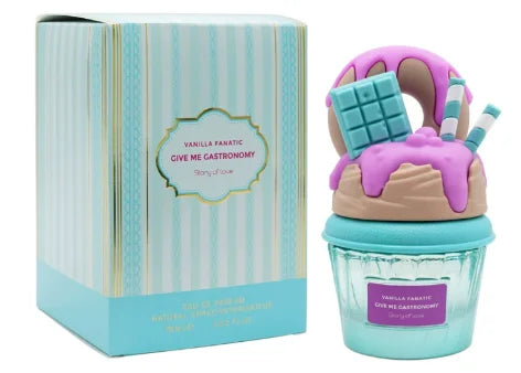 Arab Dubai Perfume Spray, Gourmand Women’s Fragrance, with Notes of Chocolate Cookie, Ice Cream, Strawberry, and Orange Citrus