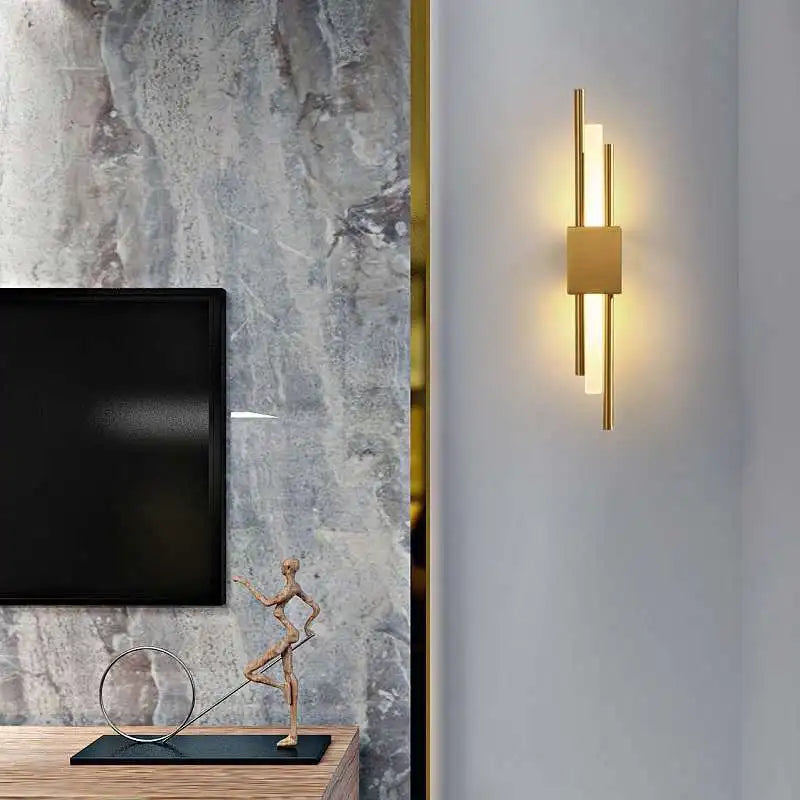 Modern luxury LED wall lights, living room, bedroom, staircase, background wall decoration, wall lights, bedside study lights