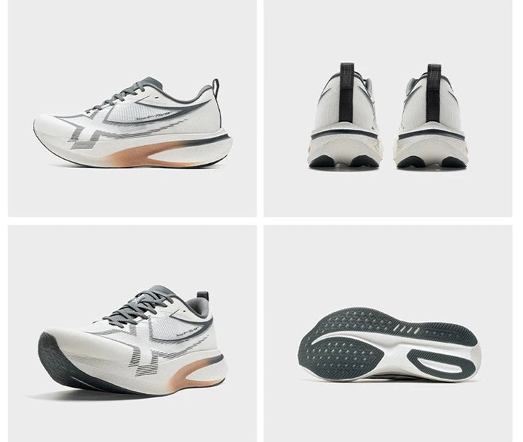XTEP 2000km PRO Men's Running Sneakers 2026 Spring Cushioned Stability Comfort Lightweight Male Sports shoes 874219110026