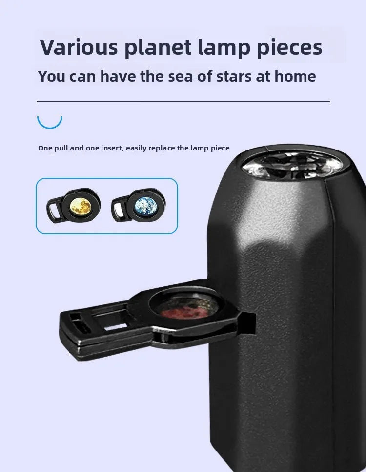 Projector Nightlight - Creative Moonlight LED Nightlight with Dimming Function, Ideal for Bedroom Decor