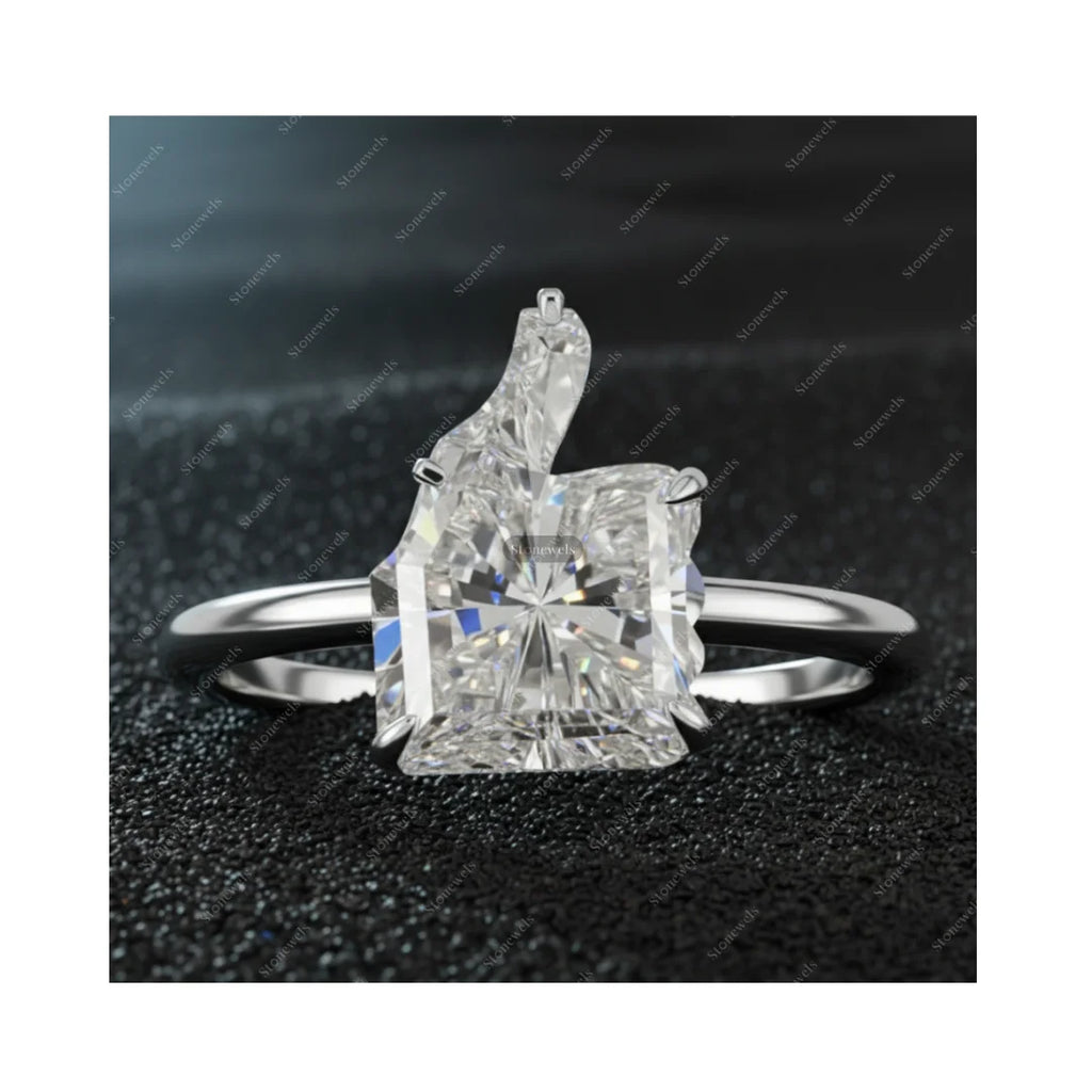 Original Like Cut 2 ct DEF VVS VS Lab Grown Diamond GIA IGI Certified Gold 925 Sterling Silver Engagement Solitaire Rings Gifts