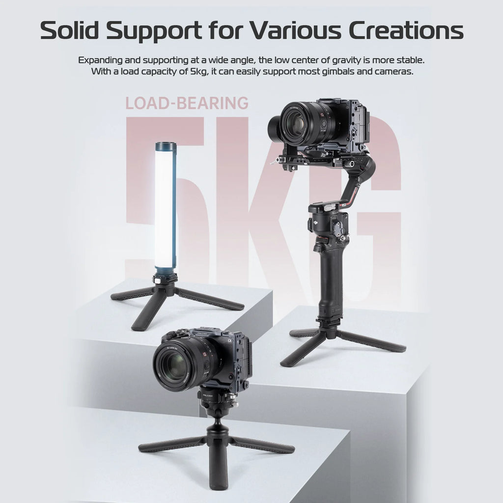 Ulanzi FALCAM TreeRoot Quick Release Desktop Tripod Portable Mini Tripod Handle for DJI Ronin Stabilizer F38 Quick Release Mount