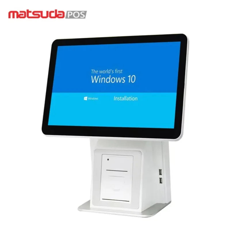 2026 High Quality 15.6" Dual Touch Screen Cash Register All In One POS System