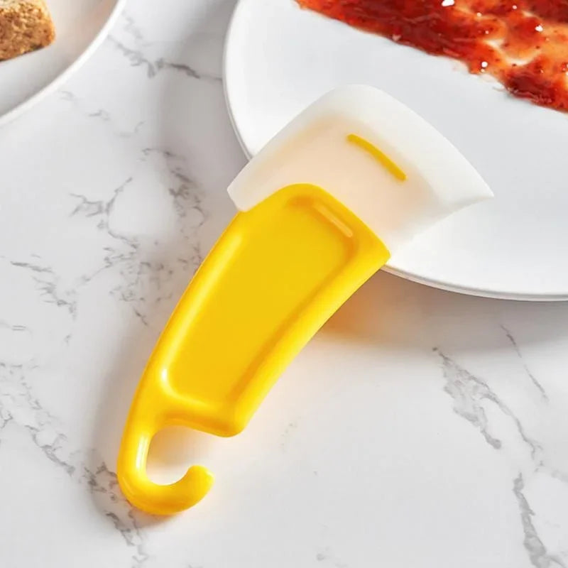Cleaning Spatula Kitchen Scraper Soft Blade Scraper Brush Dirty Pan Pot Dishes Cleaner Tools Cooking Baking Tool Kitchen Gadget