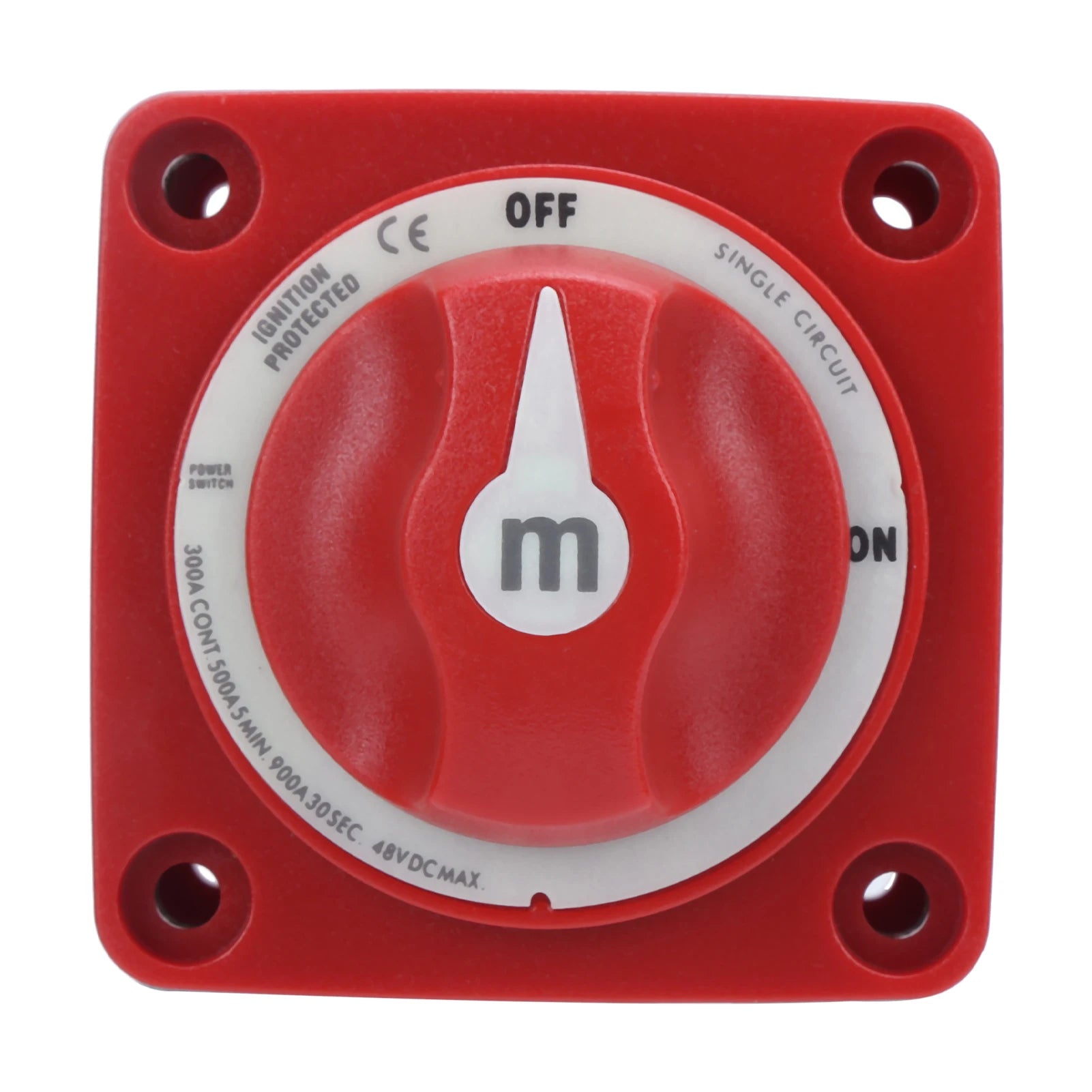 Yacht Battery Switch Single Circuit 6006 MSeries HardWearing IP66 Waterproof For Marine Boat Yacht Accessories DC 12-48V