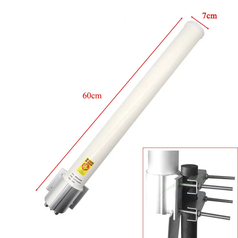 5.8GHz Dual Polarity Omnidirectional WiFi Antenna, 2x13dBi MIMO Antenna UBNT Rocket M5 airMAX,Outdoor WISP,PtMP,Long Rang