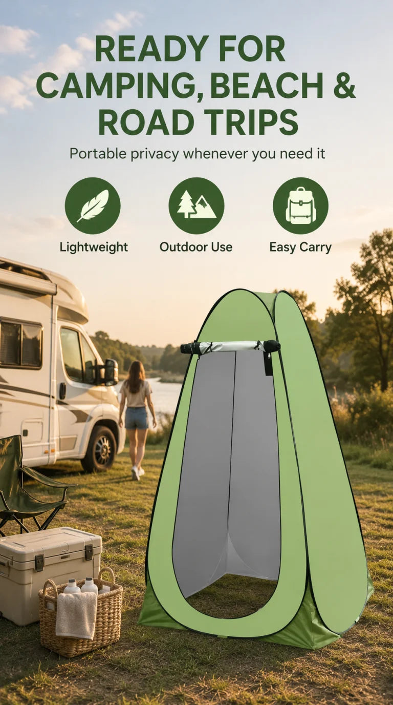 Outdoor bathing tent, portable camping toilet tent, changing tent, shower tent, dressing shelter, fishing tent, thermal tent