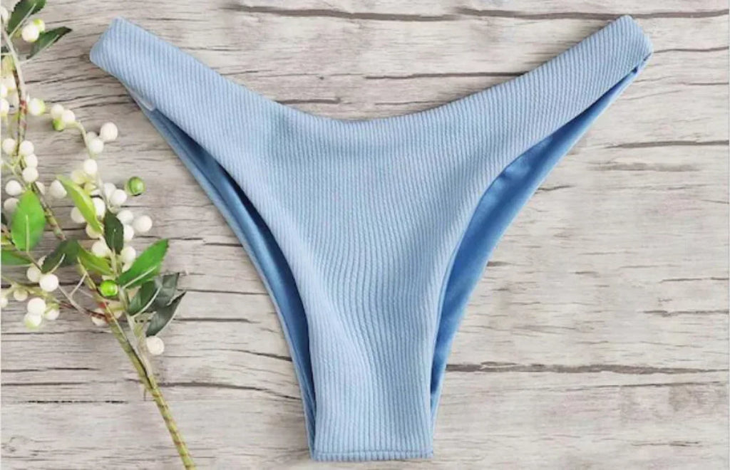 Summer Fashion Women Swimming Low Waist Bikini Bottoms Panties Ladies Sexy Bikini Bandage Shorts Bottom Swimsuit