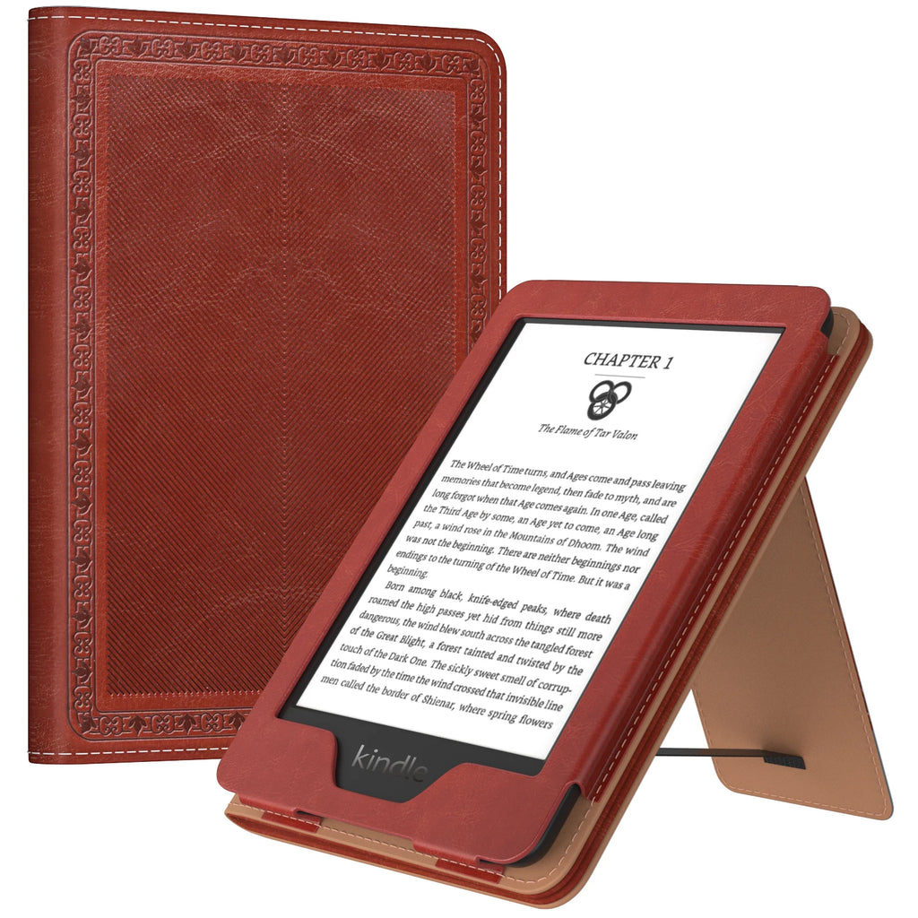 Case for 6" Kindle(11th Generation, 2024/2022 Release)/(10th Gen,2019)/Kindle(8th Gen, 2016), Ultra Lightweight PU Shell Cover