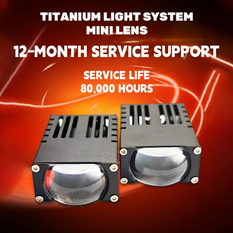 Carolyn LED Sportlight Dual Beam Bi-Led Projector Grill Lights for Cars Offroad Super Slim 24V 12V