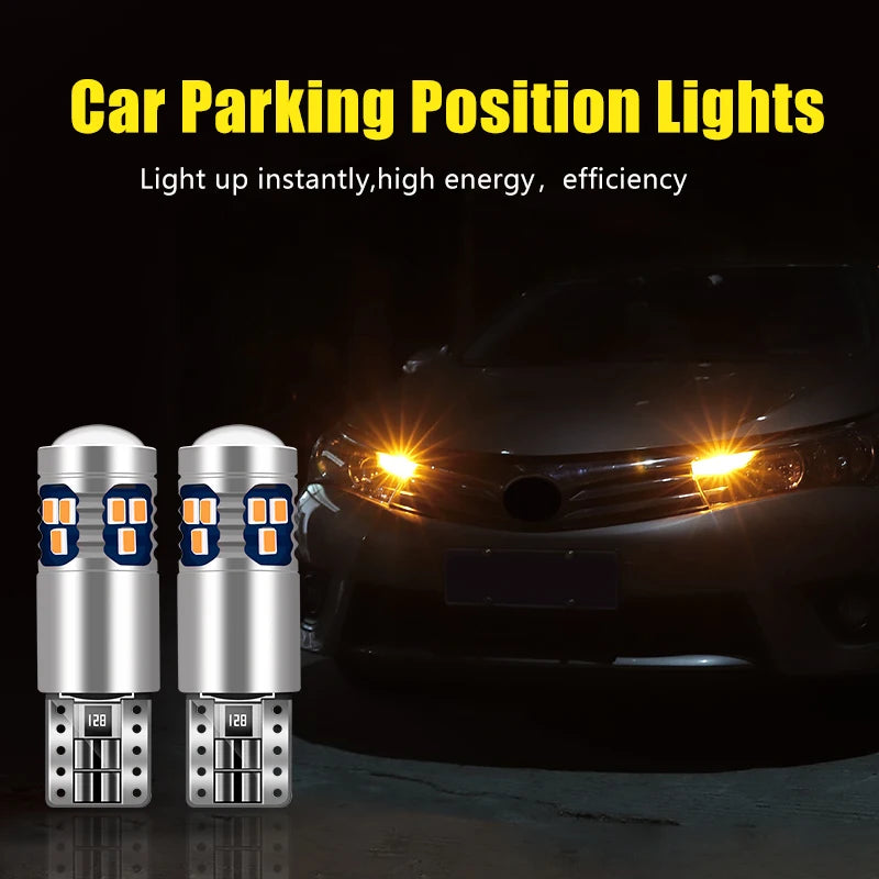 For Audi Q3 8U FY Q5 8R Q7 4L 4M 2pcs T10 W5W LED Bulbs Car Position Parking Width Light Accessories